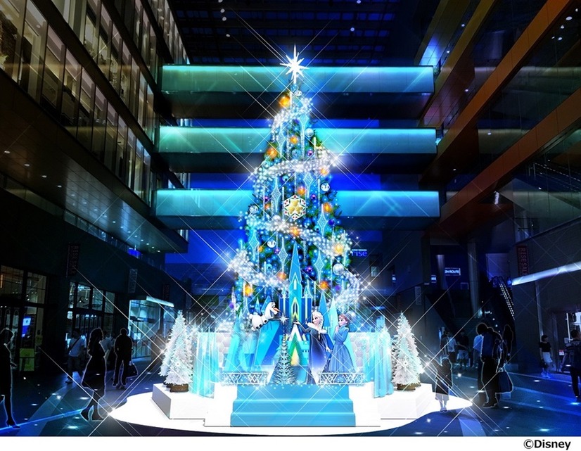 アナ雪 クリスマスツリーが登場 美しい氷の魔法の世界を表現 1枚目の写真 画像 Cinemacafe Net アナ雪 クリスマスツリーが登場 美しい氷の魔法の世界を表現 1枚目の写真 画像 Cinemacafe Net