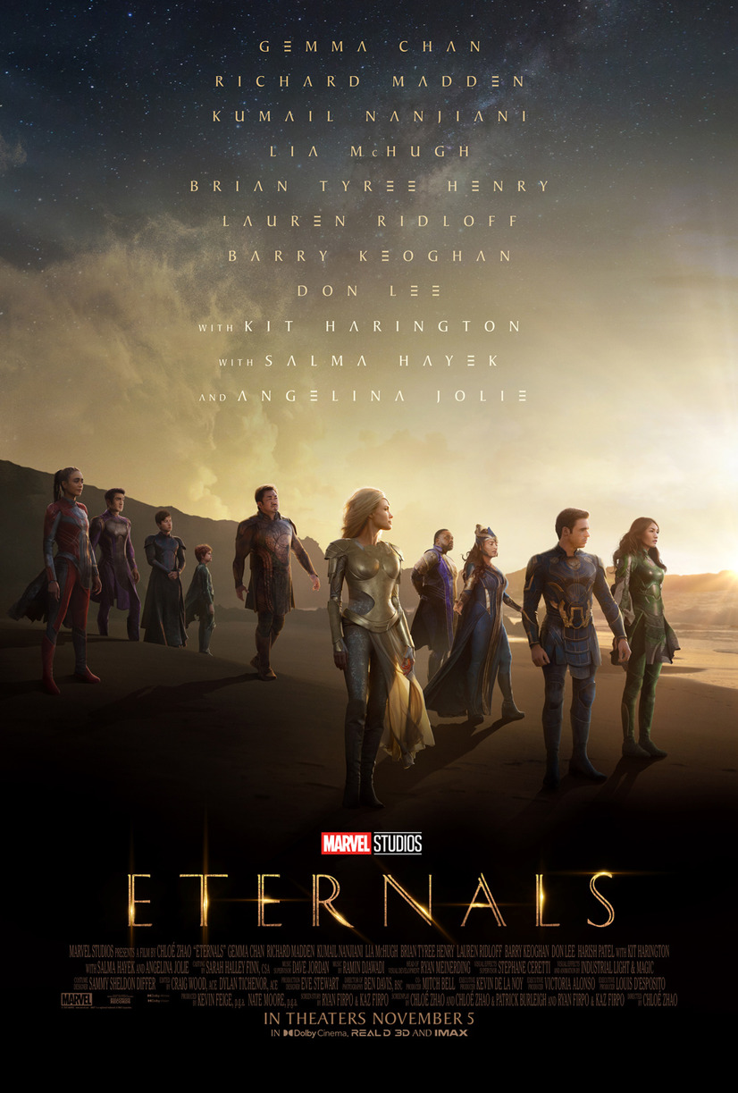 『エターナルズ』USポスター　(c)Marvel Studios 2021