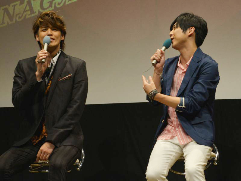 宮野真守と梶裕貴が魅力を熱弁 アニメ 信長協奏曲 完成披露試写会 Cinemacafe Net