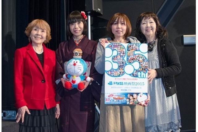 先代声優の言葉に ドラえもん が涙 映画ドラえもん トークイベント Cinemacafe Net 先代声優の言葉に ドラえもん が涙 映画ドラえもん トークイベント Cinemacafe Net