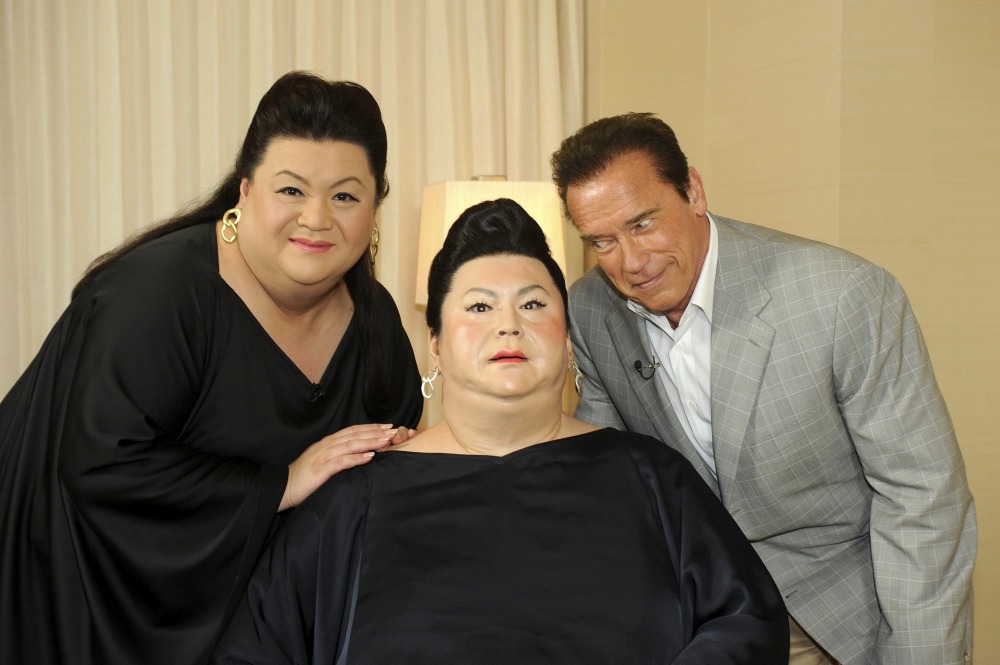 ターミネーター マツコロイド ビッグな初共演にシュワもゴキゲン Cinemacafe Net