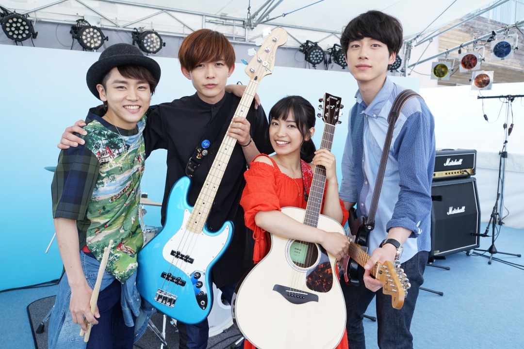 坂口健太郎 竜星涼 泉澤祐希 Miwaとのバンド写真 君と100回目の恋 Cinemacafe Net