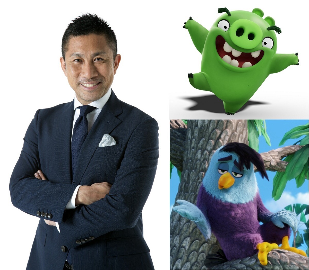 サッカー元日本代表 前園真聖 アングリーバード で二枚目 悪役の2役を好演 Cinemacafe Net サッカー元日本代表 前園真聖 アングリーバード で二枚目 悪役の2役を好演 Cinemacafe Net