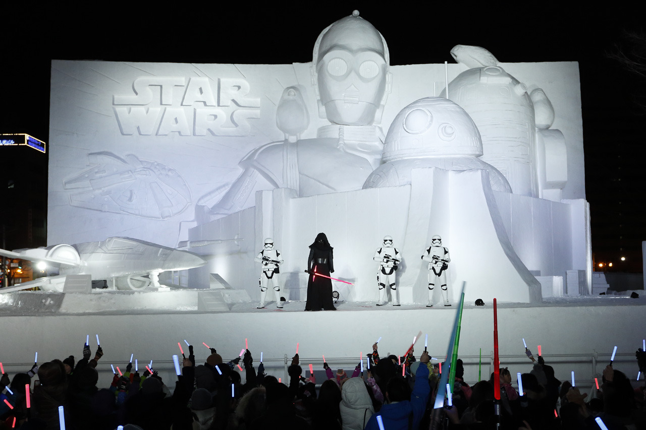 スター ウォーズ 最新作12月日公開決定 さっぽろ雪まつりで発表 Cinemacafe Net スター ウォーズ 最新作12月日公開決定 さっぽろ雪まつりで発表 Cinemacafe Net