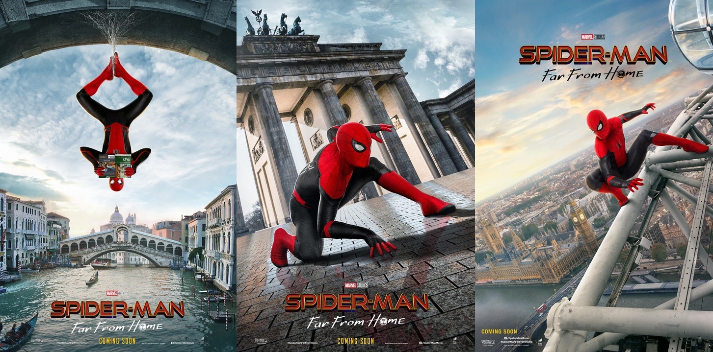 スパイダーマンが欧州の都市に登場 アップグレードした新スーツもお披露目 Cinemacafe Net