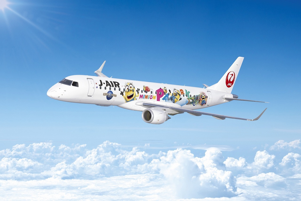 Usj Jalミニオンジェット2が国内線就航 ミニオンたちが日本の空を翔る Cinemacafe Net