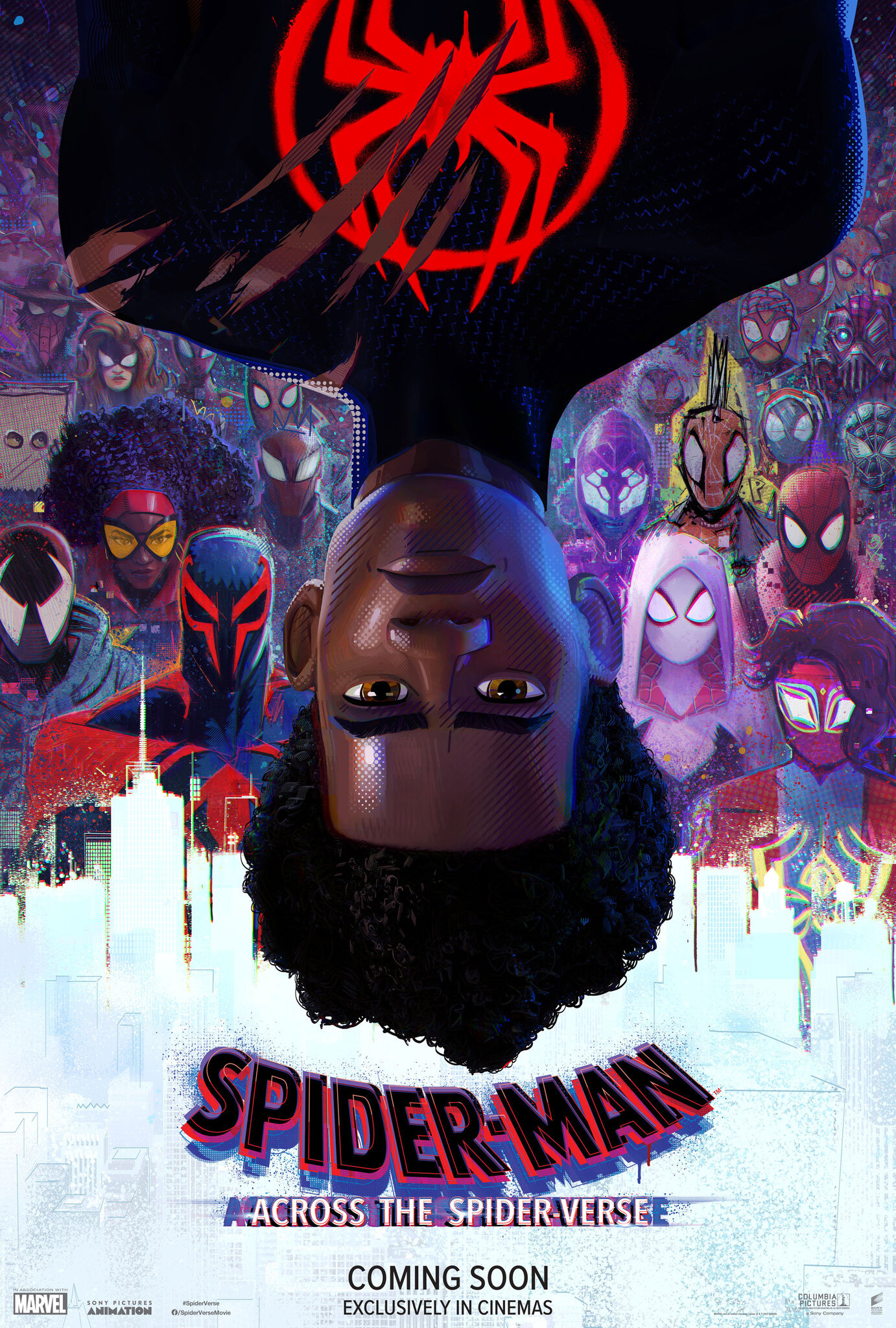 未使用品 映画ポスター スパイダーマン アクロスザ スパイダーバース