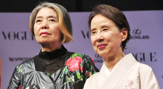 計152歳 八千草薫と樹木希林が揃って Vogue ウィメン オブ ザ イヤー受賞 Cinemacafe Net