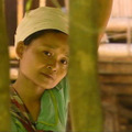 ビルマ、パゴダの影で 1枚目の写真・画像