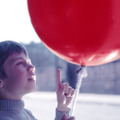 赤い風船 1枚目の写真・画像