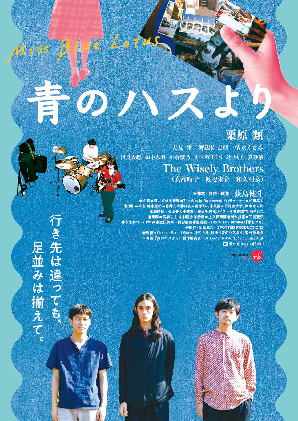 青のハスより 1枚目の写真・画像