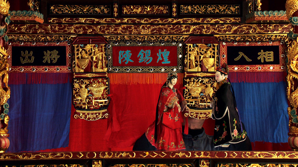 台湾、街かどの人形劇 12枚目の写真・画像