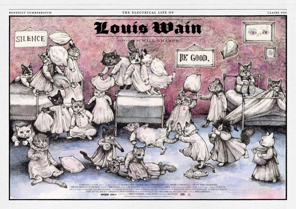 ルイス・ウェイン 生涯愛した妻とネコ 18枚目の写真・画像