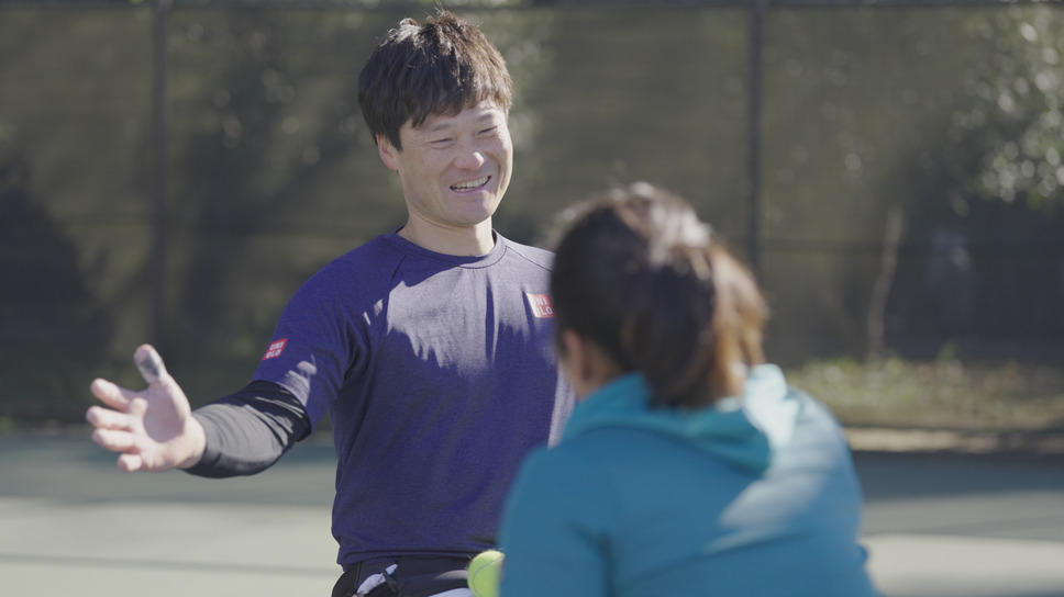 The Break 世界一、負けず嫌いのテニスプレイヤー、上地結衣。 3枚目の写真・画像