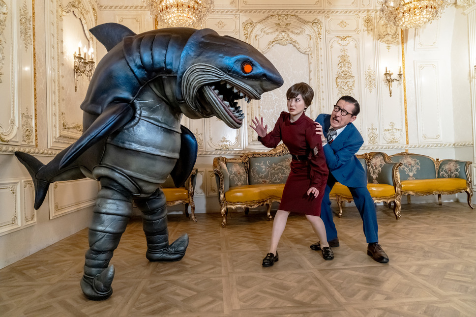 松島トモ子 サメ遊戯 5枚目の写真・画像