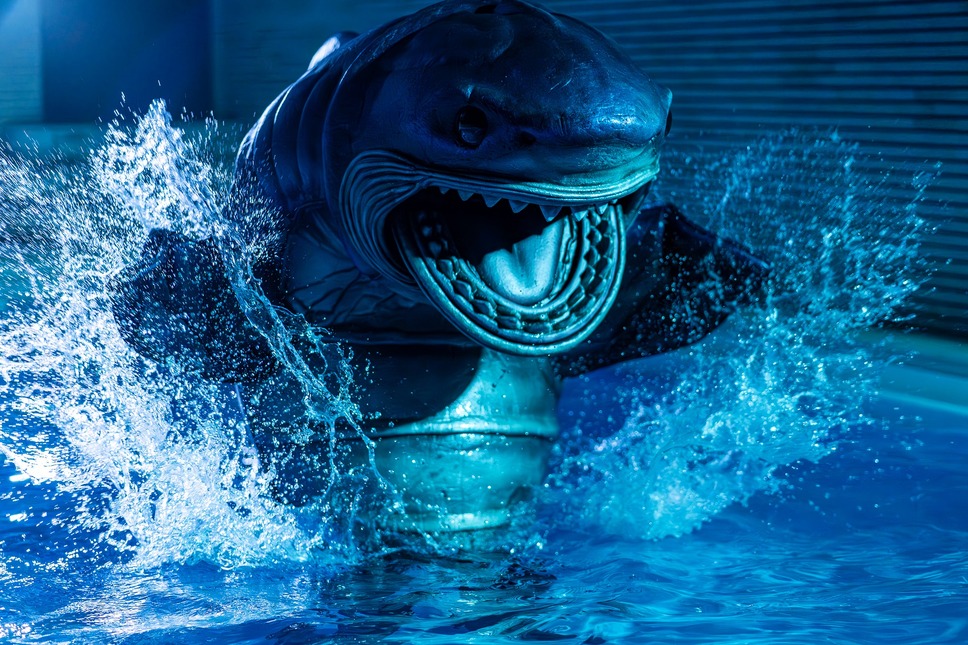 松島トモ子 サメ遊戯 8枚目の写真・画像