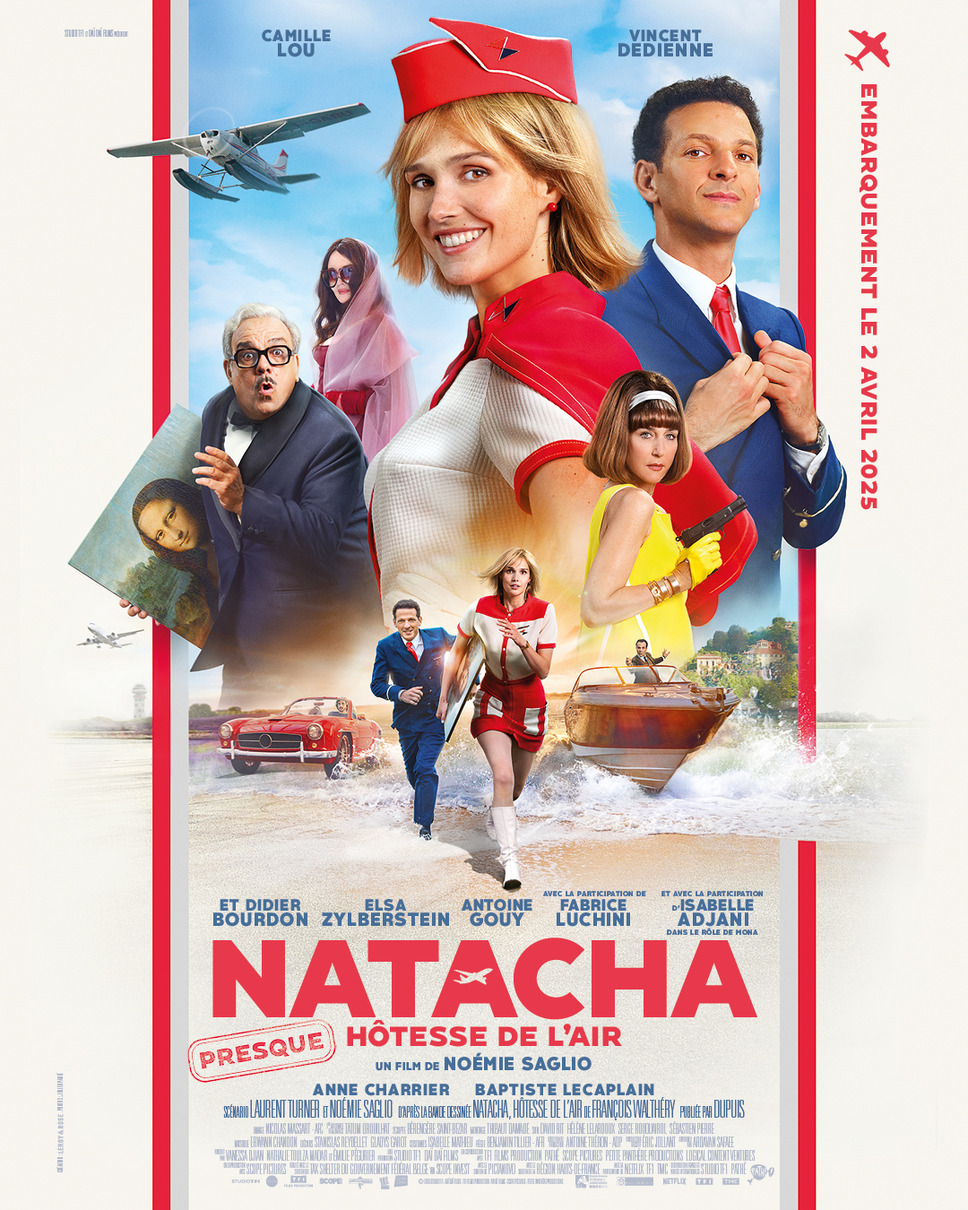 『ナターシャ 盗まれたモナ・リザを取り戻せ』© 2025 - STUDIO TF1 - DAÏ DAÏ FILMS - TF1 FILMS PRODUCTION - PATHE FILMS - SCOPE PICTURES - PETITE PANTHERE  PRODUCTIONS