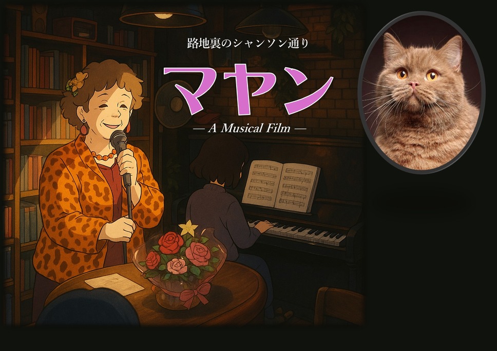 路地裏のシャンソン通り マヤン（猫）（仮題） 1枚目の写真・画像
