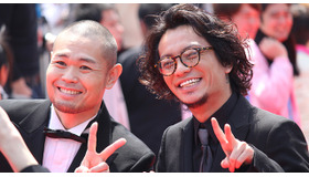 田中聖＆品川ヒロシ（監督）／「沖縄国際映画祭」那覇・国際通りレッドカーペット