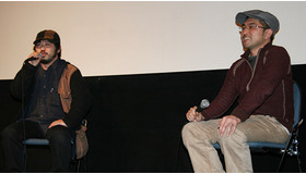 『THEM』トークショーでの清水崇監督（左）と豊島圭介監督