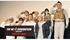 真野恵里菜＆筧利夫＆押井守（監督）＆千葉繁＆太田莉菜＆堀本能礼＆田尻茂一＆しおつかこうへい／『THE NEXT GENERATION パトレイバー』初日舞台挨拶