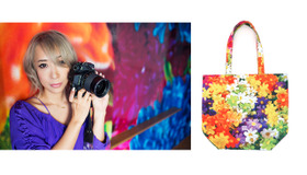 4月11日（金）東京青山にオープンする旗艦店「ZARA HOME AOYAMA FLAGSHIP SHOP」では、写真家・映画監督として活躍する蜷川実花（Mika Ninagawa）の人気写真集「ニナデジ」とスペシャルコラボレーションが実現。右： オープニング数量限定ショッパー × ニナデジ