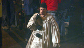 『The Imaginarium of Doctor Parnassus』を撮影中のヒース　-(C) Splash/AFLO