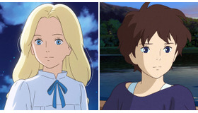 左から、マーニー（声優：有村架純）＆杏奈（声優：高月彩良）／『思い出のマーニー』 -(C)2014 GNDHDDTK