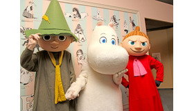 オープン初日にムーミン、スナフキン、ミイが登場
