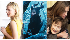 『ブルージャスミン』-(C) 2013 Gravier Productions, Inc.／『マレフィセント』／（C）2014 Disney Enterprises, Inc. All Rights Reserved.／『8月の家族たち』-(C) 2013 AUGUST OC FILMS, INC. All Rights Reserved.