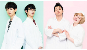 （左から）古川雄輝＆竹内寿、山田裕貴＆中井ノエミ／ドラマ「イタズラなKiss2～Love in TOKYO」　-(C)多田かおる/ミナトプロ・エムズ  (C)「イタズラなＫｉｓｓ２～Love in TOKYO」製作委員会