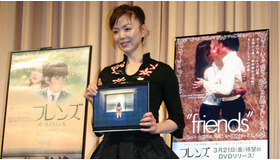『フレンズ／ポールとミシェル』DVD発売トークイベントに参加した松田美由紀。