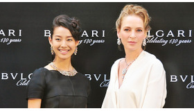 すみれ＆ユマ・サーマン／「ブルガリ」130年記念パーティ