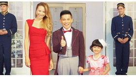 道端アンジェリカ＆柳沢慎吾＆小林星蘭／『グランド・ブダペスト・ホテル』特別試写会