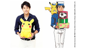 日本代表・内田篤人選手（ウッシー役）／『ポケモン・ザ・ムービーXY 「破壊の繭とディアンシー」』＆『ピカチュウ、これなんのカギ？』 -(C)Nintendo･Creatures･GAME FREAK･TV Tokyo･ShoPro･JR Kikaku (C)Pokemon (C)2014 ピカチュウプロジェクト