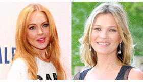 リンジー・ローハン＆ケイト・モス-(C) Getty Images