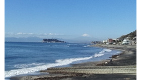 これが本当の鎌倉の海岸線