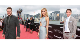 ジャック・レイナー＆ニコラ・ペルツ＆マーク・ウォールバーグ／『トランスフォーマー／ロストエイジ』ワールドプレミア in 香港