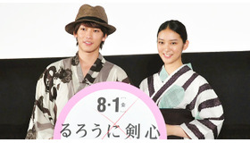 佐藤健（剣心役）＆武井咲（薫役）／『るろうに剣心 京都大火編』納涼イベント