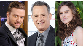 ジャスティン・ティンバーレイク＆トム・ハンクス＆キーラ・ナイトレイ-(C) Getty Images