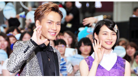 能年玲奈＆登坂広臣（三代目 J Soul Brothers）／『ホットロード』ブルーカーペット