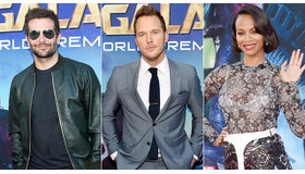 ブラッドリー・クーパー＆クリス・プラット＆ゾーイ・サルダナ／『ガーディアンズ・オブ・ギャラクシー』ワールドプレミア-(C) Getty Images