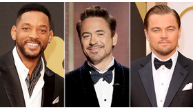 ロバート・ダウニー・Jr.＆レオナルド・ディカプリオ＆ウィル・スミス -(C) Getty Images