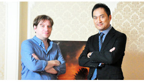 渡辺謙×ギャレス・エドワーズ監督『GODZILLA ゴジラ』／Photo：Naoki Kurozu