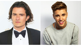 オーランド・ブルーム＆ジャスティン・ビーバー-(C) Getty Images