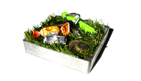 オリジナルグリーントレイ「midori」は「小さな公園」をコンセプトにしたハンドメイドのボタニカルインテリア。