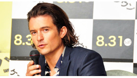 7年ぶりに来日した、オーランド・ブルーム／『ケープタウン』記者会見