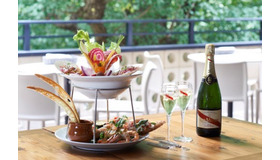 東京・外苑前のキハチ 青山本店では、外苑いちょう並木を望むテラスでシャンパンのG.H.マムをフリーフローで楽しめる秋限定企画「 Enjoy Champagne! 」を11月30日（日）まで開催。