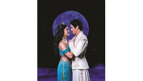 Courtney Reed as Jasmine and Adam Jacobs as the title character in ALADDIN.  Photo by Matthew Murphy (C)Disney