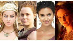 バーバラ・パルヴィン＆イングリッド・ボルゾ・ベルダル＆イリーナ・シェイク＆レベッカ・ファーガソン／『ヘラクレス』-(C) 2014 Paramount Pictures. All Rights Reserved.